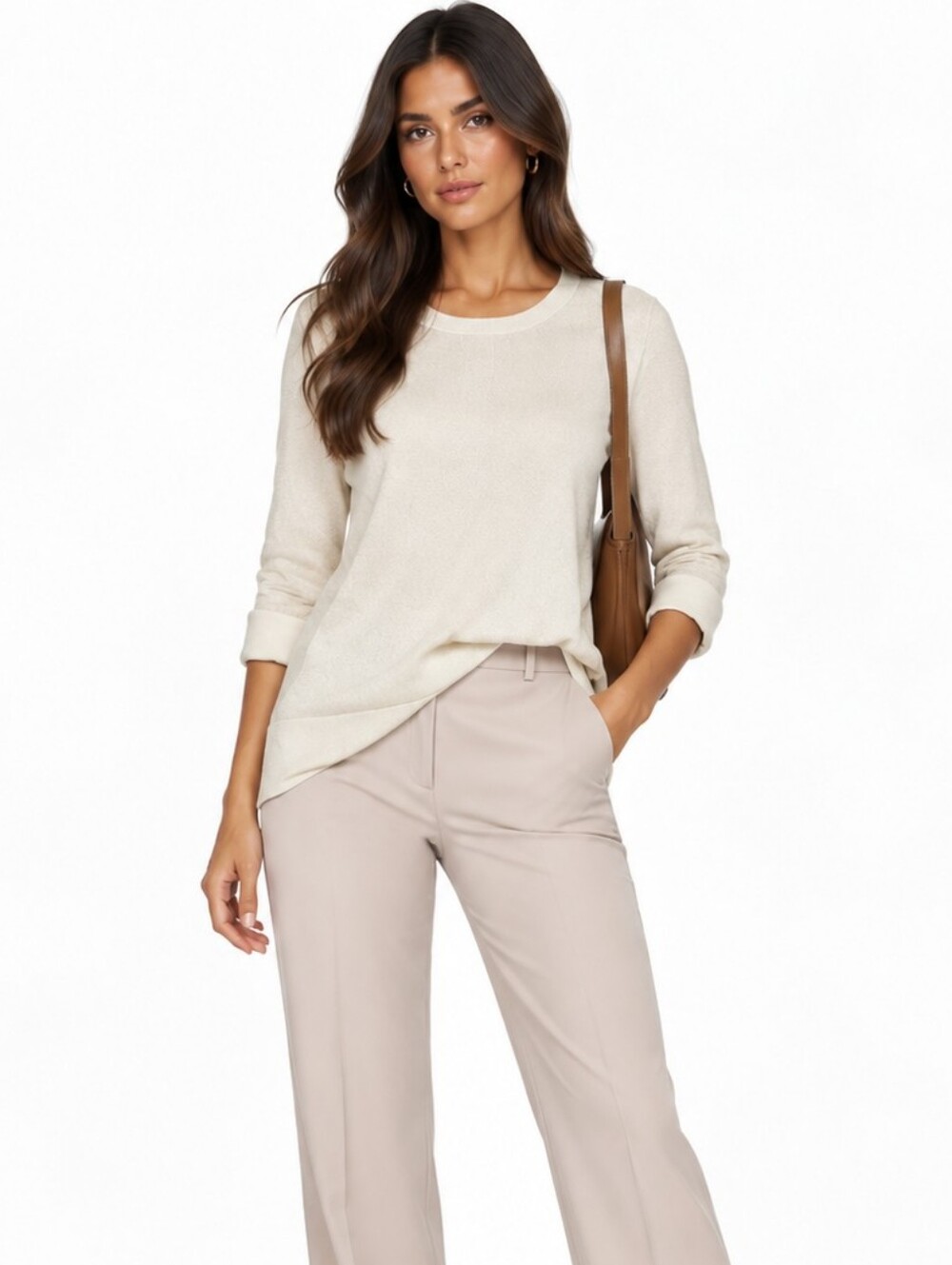 Reiss Reagan Jumper In Sparkle Champagne Size S